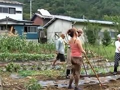 Farmer Milf Fucks Her Worker Out In A Field